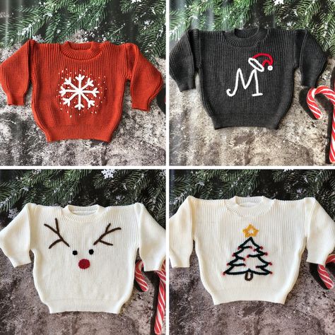 This Gender-Neutral Baby Sweaters item by OliveStitch has 41 favorites from Etsy shoppers. Ships from Türkiye. Listed on Jul 15, 2024 Christmas Knitted Sweater, Christmas Embroidered Sweaters, Embroider Name On Sweater, Hand Embroidered Christmas Sweater, Diy Christmas Shirts For Kids, Christmas Embroidery Sweatshirts, Baby Embroidery Ideas Boys, Yarn Embroidery On Sweater, Hand Embroidery Sweater