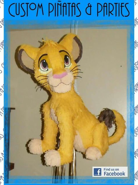 Lion Guard Birthday Party, Lion Guard Birthday, Lion King Birthday Party Ideas, Pinata Birthday, Lion Birthday Party, Royal Birthday Party, Lion Party, Lion King Theme, Lion King Party