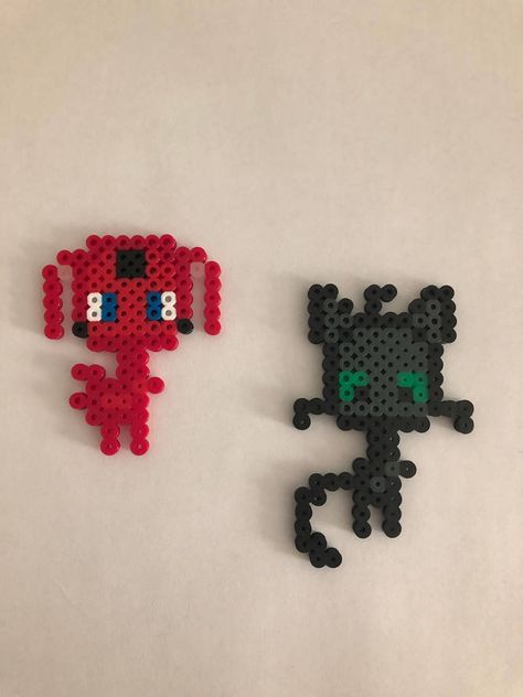 Miraculous Kwamis, Hamma Beads Ideas, Ladybug Crafts, Melty Bead Patterns, Pearl Beads Pattern, Easy Perler Beads Ideas, Hama Beads Design, Astuces Diy, Perler Crafts