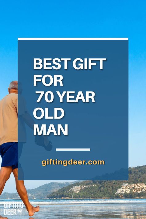 If you are looking for a unique meaningful gift, look no further we browsed the internet to find the Best Gift For a 70 Year Old Man to surprise him on a special occasion. The ultimate list of Gift Ideas for 70 Year Old Man on giftingdeer.comFind a gift that will make a 70 year old man super happy and show him how special he is for you.Ultimate List of Best Gift For a 70 Year Old Man - Gift Ideas for 70 Year Old Man. Christmas Gifts For 80 Year Old Man, Gifts For 70th Birthday Men, 70 Year Old Birthday Ideas Men, Gifts For 70 Year Old Man, Mens Bday Gifts, Old Man Birthday, List Of Gift Ideas, 70th Birthday Gifts, Funny Birthday Gifts