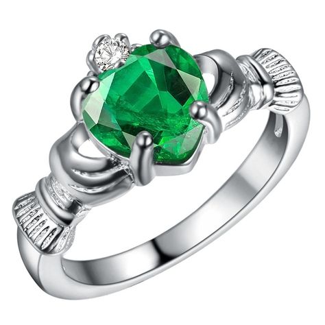 Fashion silverware Creative Crystal Diamond heart ring - 6, green Category: Rings, Rings Colors: Red, Purple, Green, Pink, Royal Blue, Sky Blue, Colorful, Olive Green Product Category: Jewelry Sizes: 6, 7, 8, 9 Mosaic material: zircon Applicable gifts occasions: opening ceremony, tourism commemorative, business gifts, advertising promotions, anniversary celebrations, trade fairs, employee benefits Style: women's Material: copper plated 925 silver Modeling: Heart Shape Happy Birthday Flag, Pink Pins, Halloween Usa, Irish Wedding Rings, Irish Ring, Irish Ring Claddagh, Silver Lab, Claddagh Ring, Celtic Wedding Rings