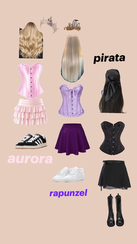 Princess Halloween Costume For Teens, Halloween Costumes Women Princess, Costumes For A Trio, Halloween Costumes For A Trio, Disney Princess Halloween Costumes, Disney Princess Halloween, Trio Costumes, Princess Halloween, Disney Princess Costumes