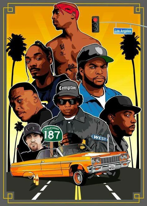 West Side Hip Hop 90, Dance Hip Hop, 90s Rappers, Hip Hop Artwork, State Posters, Hip Hop Poster, Rapper Art, Real Hip Hop, Rap Wallpaper