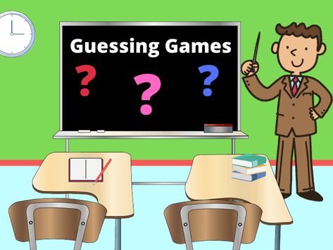 Need inspiration for your next class? Check out our top 10 guessing games for kids. Guess The Word Game, Guessing Games For Kids, Teaching Adjectives, Games For Kids Classroom, Guess The Word, Class Games, Indoor Games For Kids, Kindergarten Games, English Games