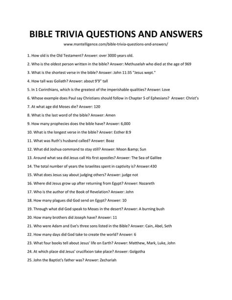 Scripture Trivia Lds, Women Of The Bible Trivia Questions, Bible Study Group Questions, Jw Bible Jeopardy Questions, Bible Jepordy Questions, Easy Bible Trivia Questions And Answers, Bible Bowl Questions And Answers, Bible Trivia Games Free Printable, Bible Discussion Questions