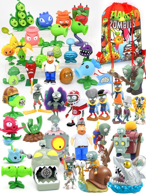 Zombie Toys, Plants Vs Zombies Toys, Bottle Necklace Diy, Childrens Dolls, Magnet Toys, Sonic Party, Plantas Vs Zombies, Zombie 2, Plants Vs Zombies