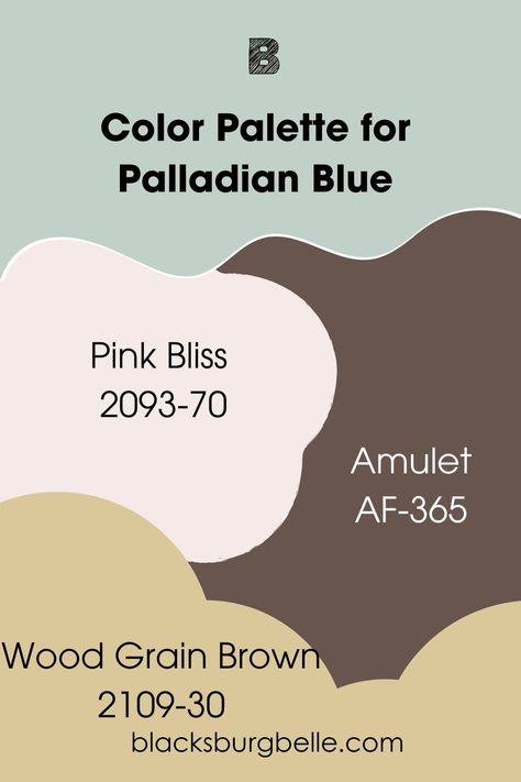 Palladian Blue Color Palette, Paladian Blue, Benjamin Moore Palladian Blue, Palladian Blue Benjamin Moore, Wythe Blue, Palladian Blue, Blue Green Paints, Beach House Interior Design, The Undertones