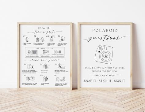 Polaroid Guest Book Sign, Instax Mini 12, Mrs Always Right, You Are My Moon, Polaroid Guest Book, Rustic Wedding Decorations, Pin Up Vintage, Mehndi Decor, Garage Art