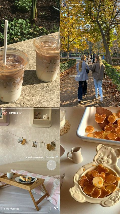 Insta Story Food, Collage Autumn, Autumn Collage, Fall Collage, Good Morning Monday, Fall Nature, Morning Monday, Fall Mood Board, Autumn Magic