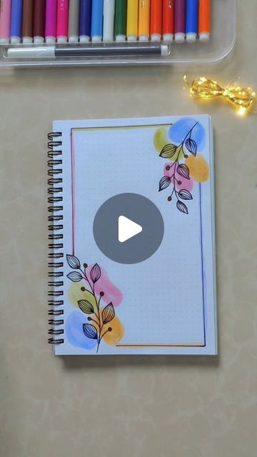 Ayesha on Instagram: "Front page ideas #reels" Border Designs For Charts, Hindi Page Decoration, Hindi First Page Decoration, Hindi Decoration, Quotes Aesthetic Drawing, Hindi File Decoration Ideas, Font Page Design For Project, Aesthetic Paper Design, Hindi Cover Page Ideas