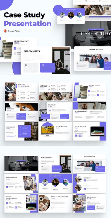 Case Study Power Point Presentation Template - 30 slides in total Case Study Powerpoint Template, Case Study Slide Design, Case Study Template Design, Case Study Presentation Design, Case Studies Design Layout, Case Study Layout, Case Study Presentation, Presentation Example, Best Presentation Templates