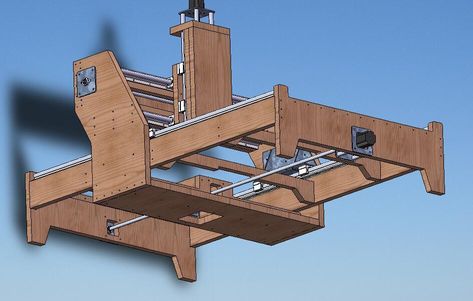 Homemade Cnc, Cnc Router Plans, Cnc Machine Design, Cnc Table, Arduino Cnc, Desktop Cnc, Cnc Controller, Diy Cnc Router, Cnc Plans