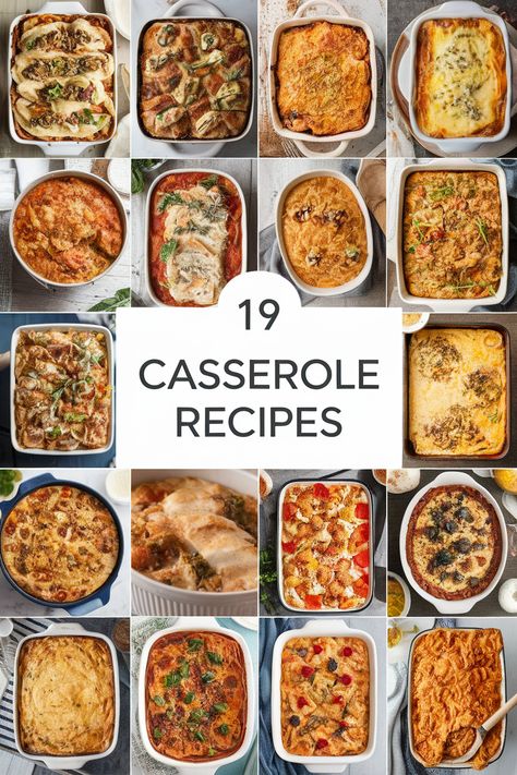 Casserole recipes for dinner dont have to be boring Discover 19 amazing casserole ideas perfect for family meals or potlucks  Many freeze well Sunday Night Casserole, Casserole Recipes That Freeze Well, Casseroles That Freeze Well, Casseroles Dinners, Overnight Casserole, Tasty Meatloaf Recipe, Crockpot Recipes For Kids, Steak Dinner Sides, Casserole Recipes For Dinner