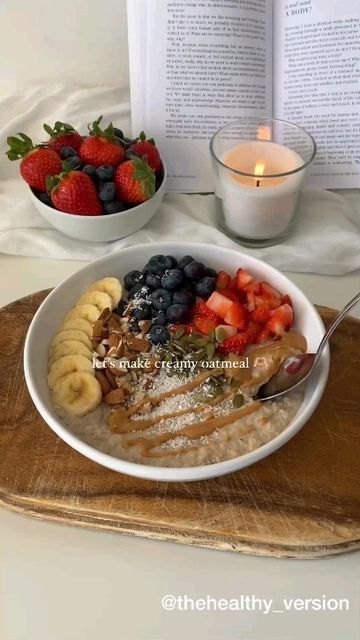 Healthy Breakfast Aesthetic, Healthy Breakfast Idea, Breakfast Aesthetic, Banana Oatmeal Cookies, Breakfast Idea, Healthy Food Motivation, Healthy Lifestyle Food, Quick Breakfast, Healthy Breakfast Recipes