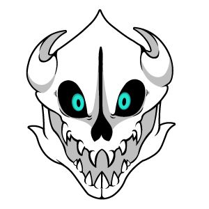 Undertale Gaster Blaster, Gaster Blaster Sans, Undertale Asriel, Epic Sans, How To Draw Sans, Gaster Blaster, Undertale Gaster, Asriel Dreemurr, Gamer Tattoos