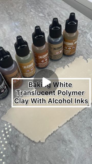 EarBlooms Co on Instagram: "Today we are using WHITE TRANSLUCENT with alcohol inks to see what they look like baked. Sometimes you just never know what you are going to get soooo let’s solve some of the mystery 😝 I plan to do more colors in the future so please go ahead and follow if you are not already 🫶🏻 Let me know what you think in the comments. Alcohol Ink colors used are: 
PITCH BLACK
COPPER
LATTE
GINGER
SMOLDER 
CARAMEL 

#polymerclay #alcoholinks #polymerclayearrings #claycutters #polymerclaycutters #clayjewelry #handmadejewelry #jewelrydesigner #artist #art" Translucent Polymer Clay Tutorial, Polymer Clay Alcohol Ink Tutorial, Alcohol Ink Polymer Clay, Translucent Polymer Clay, Liquid Polymer Clay, Polymer Project, Clay Arts, Ceramic Jewellery, Color Mixing Chart