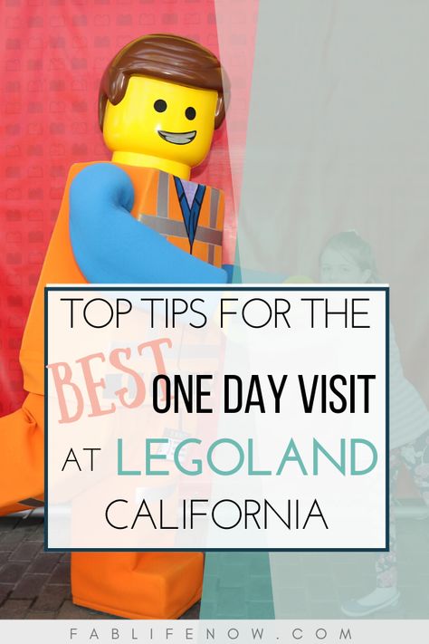 Top Tips for LEGOLAND California in One Day - Fab Life Now Legoland California Rides, Best Treats, Kid Friendly Vacations, Legoland California, Lego Land, San Diego Travel, Visit California, Disneyland Trip, Lego Party