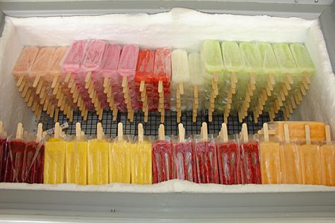 Las Paletas | gourmet popsicles Gourmet Popsicles, Cork Garland, Summer Popsicles, Ice Cream Packaging, Fruit Popsicles, Concession Food, Ice Lolly, Ice Cream Treats, Popsicle Recipes