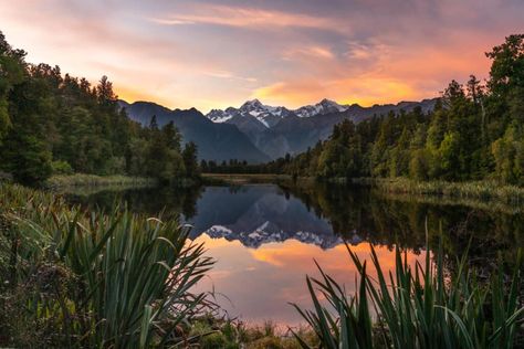 lake-matheson-new-zealand Lake Matheson New Zealand, Panorama Photography, Mirror Lake, West Coast, New Zealand, Nature Photography, Lake, Photography, Nature