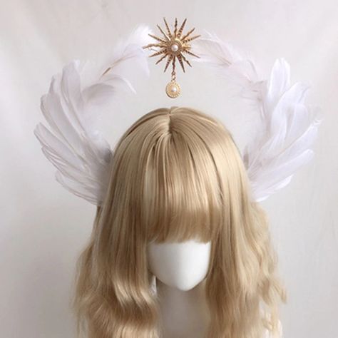 Wings For Costume, Angel Crown, Angel Headband, Crown Costume, Angel Cosplay, Halo Angel, Gothic Cosplay, Angel Halo, Free Vibes