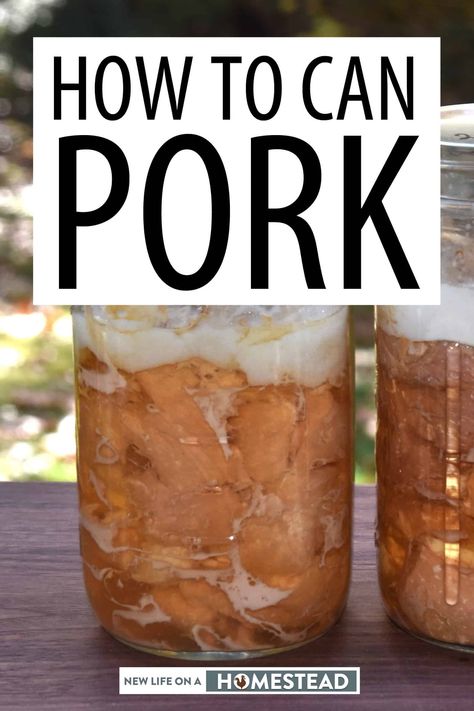 Canning Pork, Pressure Canning Meat, Canned Meats, Canning Jar Labels, Pressure Canning Recipes, Canning Kitchen, Low Acid Recipes, Home Canning Recipes, Canning Food Preservation