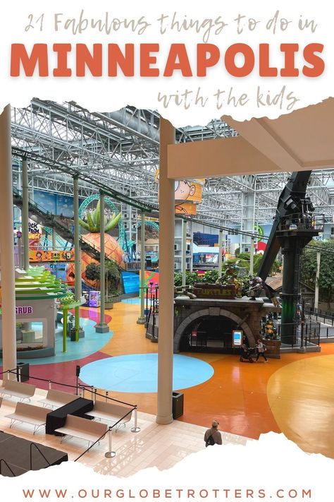 Fun things to do in Minneapolis with kids this year - a local experts guide to the best family-friendly activities in Minneapolis | Midwest family vacations | Our Globetrotters Family Travel Blog Minneapolis Family Vacation, Things To Do In Minneapolis Winter, Midwest Vacations With Kids, Minneapolis Things To Do, Midwest Family Vacations, Best Family Vacation Destinations, Minneapolis St Paul, Minnesota Travel, St Paul Minnesota