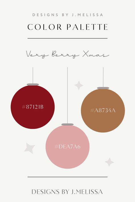 Christmas Color Palette Pink, Christmas Colours 2023, Christmas Tree Color Palette, Traditional Christmas Color Palette, Christmas Hex Codes, Muted Christmas Color Palette, Pink Christmas Color Palette, Xmas Color Palette, Christmas 2023 Trends Decoration Colors