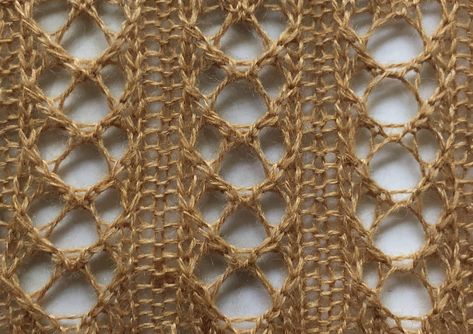 Lace Crescent rib: a free lace knitting stitch pattern | String Geekery Knit Stitch Patterns Free, Lace Shawl Pattern, Lace Knitting Stitches, Lace Knitting Patterns, Shawl Knitting Patterns, Shawl Patterns, Knit Stitch Patterns, Dk Yarn, Lace Knitting