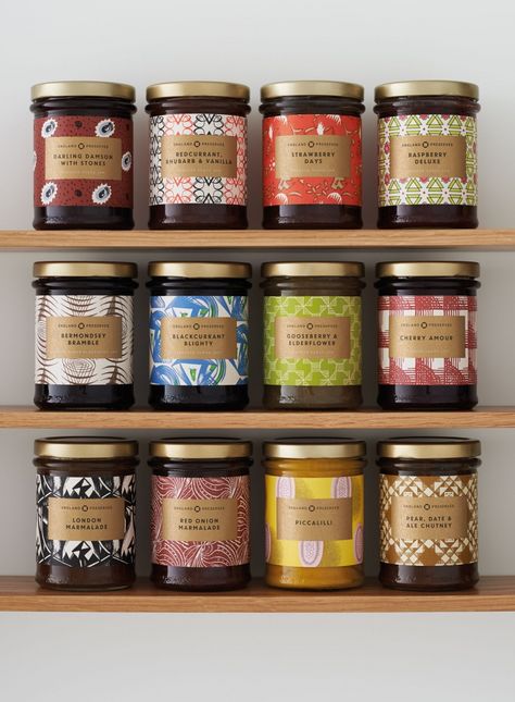 Preserves Packaging, Body Points, Bermondsey London, English Culture, Desain Merek, Jam Packaging, Spices Packaging, Honey Packaging, Label Printing