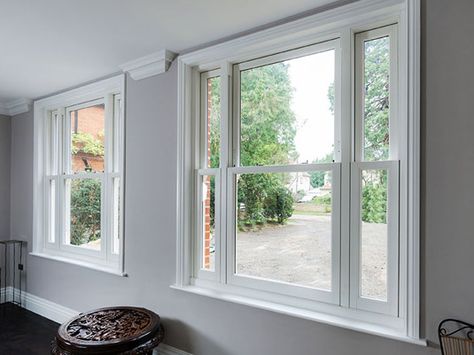 Upvc Sash Windows, Wooden Sash Windows, Double Glazed Sash Windows, Loft Windows, Window Restoration, Drafty Windows, Window Glazing, Bungalow Renovation, Traditional Look