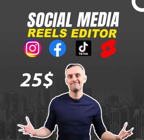 I am a video editor since last 4 years and now just start selling my services online so i'll be happy to your instagram reels editor,facebook and Tiktok videos Editor Sound Editing, Services Post, Reel Video, Video Editing Services, Social Media Video, Post Production, Videos Youtube, Video Services, Editing Service