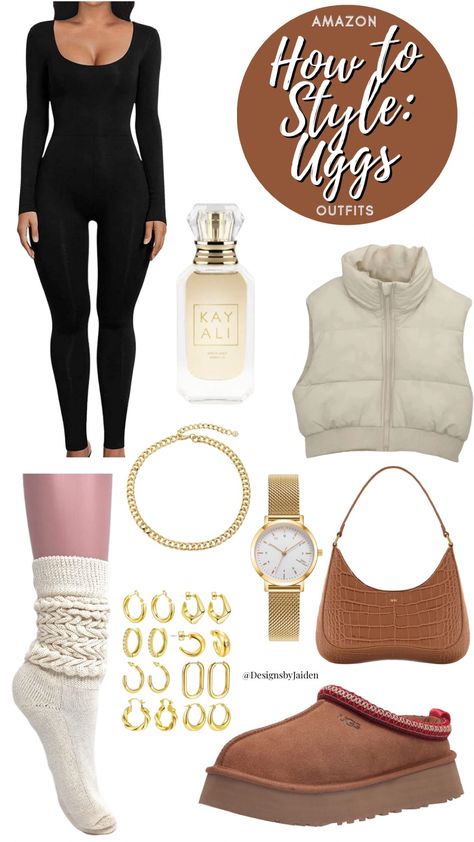 Minimalists Outfits, Must Have Perfumes, Outfits Puffer Vest, Styling Uggs, Puffer Vest Outfits, Uggs Platform, Style Uggs, Outfits October, How To Style Uggs