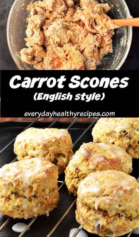 Carrot Cake Scones Recipe, Carrot Scones Recipe, Savoury Scones Recipe, Carrot Scones, Carrot Cake Scones, Savory Scones Recipe, Savoury Scones, Basic Scones, Oat Scones