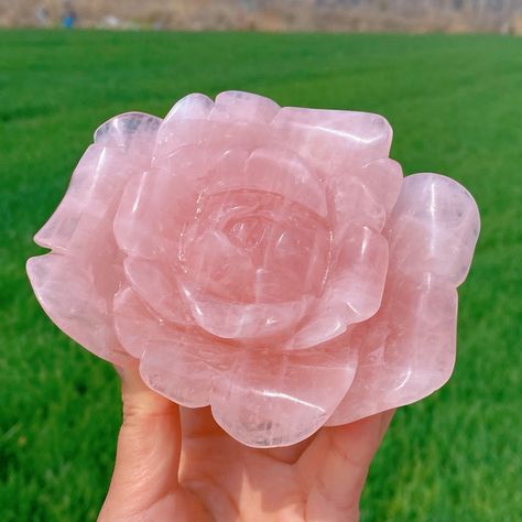 Description -100% Brand new and high quality -100% Natural quartz crystal rock -Handmade Carved -It is good gift for your friends,families Specificatioin: Type:Natural Fluorite Flower Material:Fluorite Net Weight:500-950g Size:120*100*70-160*150*65mm Note: Because it is 100% natural crystal,it is hard to keep everyone is same,so these may happen: The size & weight of everyone always is different,it's normal for the difference. The color may also have some difference with the product,it is normal Crystallized Flowers, Shiny Rocks, Crystal Sculpture, Flower Crystal, Crystal Carving, Reiki Healing Crystals, Crystal Flower, Energy Crystals, Reiki Healing