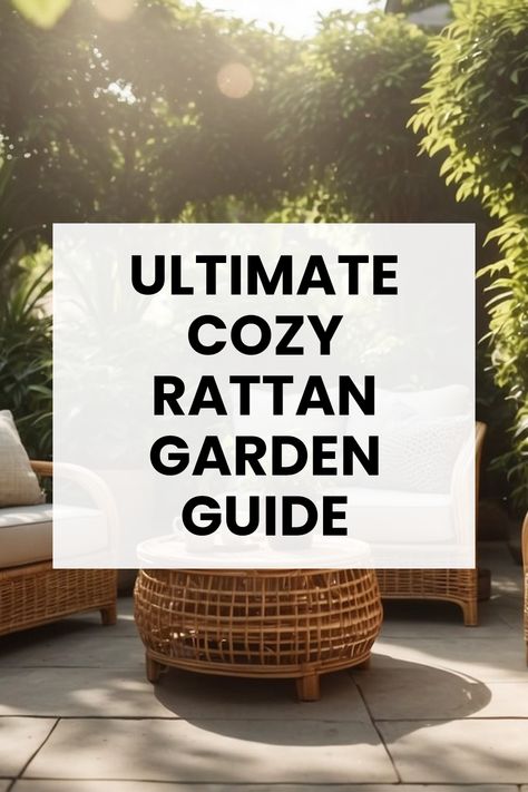 Looking to make your outdoor space comfy and stylish? Explore these amazing rattan garden ideas! From chic lounge chairs to inviting seating areas, rattan furniture adds a fresh touch to your garden. Grab a cool drink, kick back, and enjoy the sunshine in style! We've got tips for arranging your rattan set for relaxation or hosting friends. Perfect for summer, these ideas will transform your garden into an oasis that makes everyone want to come over. Save this for your next garden project and get inspired today! Seating In Garden, Garden Sitting Areas, Rattan Egg Chair, Hanging Rattan, Sitting Areas, Hosting Friends, Stylish Tips, Rattan Lounge Chair, Cozy Backyard