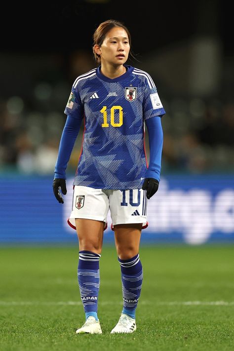 Fūka Nagano (Japan) ⭐ 2023 FIFA World Cup #football Female Football, World Cup Football, Japan 2023, Nagano Japan, Cup Football, Women’s Soccer, Japan Woman, Women's World Cup, Football Pictures