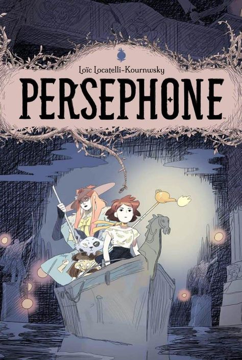 PERSEPHONE Graphic Novel Cover, Book Cover Illustration, Film Anime, Dessin Adorable, High Fantasy, Book Cover Art, Children Book Cover, Comic Covers, Book Cover Design