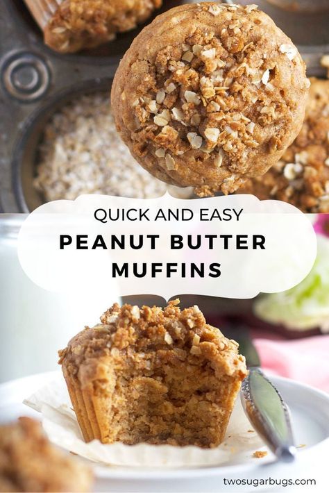 Peanut Butter Breakfast Muffins, Vegan Peanut Butter Muffins, Healthy Peanut Butter Oatmeal Muffins, Healthy Peanut Butter Muffin Recipes, Nut Butter Muffins, Peanut Butter Banana Oatmeal Muffins Healthy, Peanut Butter Powder Muffins, Healthy Peanut Butter Muffins, Peanut Butter Oatmeal Recipes