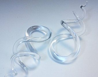 Helix Shape, Ear Gauges, Gauges Plugs, Ear Plugs, Big Earrings, Ear Jewelry, Helix, Pyrex, Body Jewelry