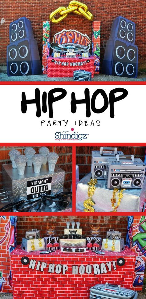 Image result for throwing a 90s hip hop party Hip Hop Party Ideas, 80s Hip Hop Party, Hip Hop Party Theme, 90s Hip Hop Party, Hip Hop Birthday Party, 90s Party Ideas, 80s Birthday Parties, Hip Hop Birthday, House Party Decorations