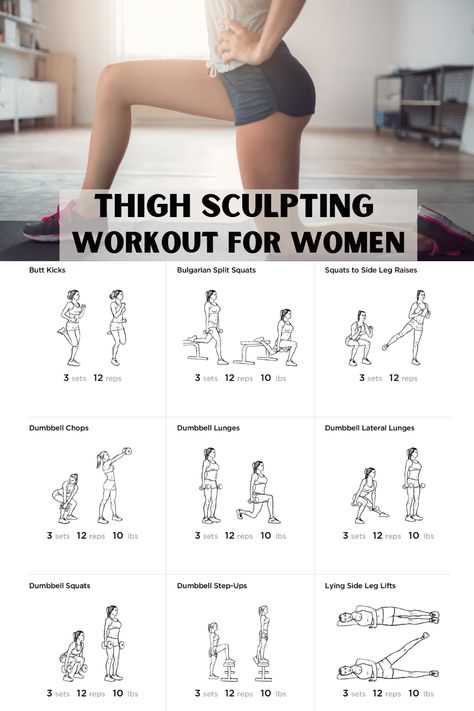 Outer Thighs Workout, Thick Thighs Workout, Thigh Exercises For Women, Leg Lifts Workout, Thigh Sculpting, Outer Thigh Workout, Leg Workout Women, Thighs Workout, Reduce Thigh Fat