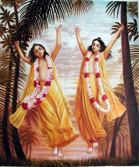 Gaura and Nitai, delivering the whole world by chanting and dancing Hare Krishna Mantra, Krishna Mantra, Srila Prabhupada, Krishna Radha Painting, Radha Krishna Images, Krishna Radha, Lord Hanuman, Radha Krishna Art, Krishna Painting