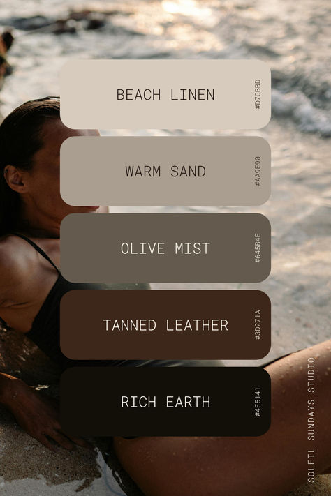 Summer brings to mind vibrant sunsets, cool ocean waves, and lush green gardens. But who says summer colors can’t be sophisticated too? If you’re looking to give your brand a fresh, refined look this season, you’re in the right place! I’ve put together seven stunning color palettes that capture the essence of summer while keeping things classy and professional. Timeless Colors Palette, Classy Colors Palette, Fresh Color Palette Colour Schemes, Cool Tone Neutrals, Soft Neutrals Color Palette, Vintage Beach Color Palette, Color Boards Colour Palettes, Color Palette Professional, Sophisticated Brand Color Palette