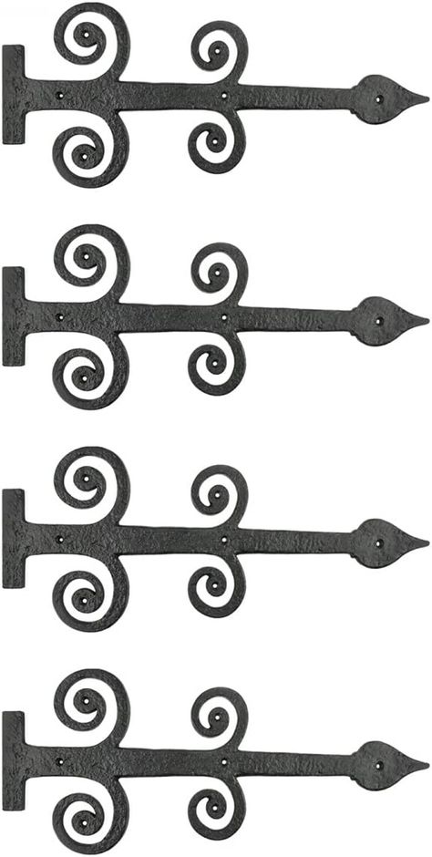 Wrought iron door inserts