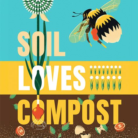 People from all over the world are invited to the annual International Compost Awareness Week Poster Contest. International Compost Awareness Week (ICAW) is the largest and most comprehensive education... Composting Poster Design, Compost Graphic Design, Compost Infographic, Compost Illustration, Compost Poster, Soil Illustration, Biology Assignment, Recycling Business, Teaching Graphic Design