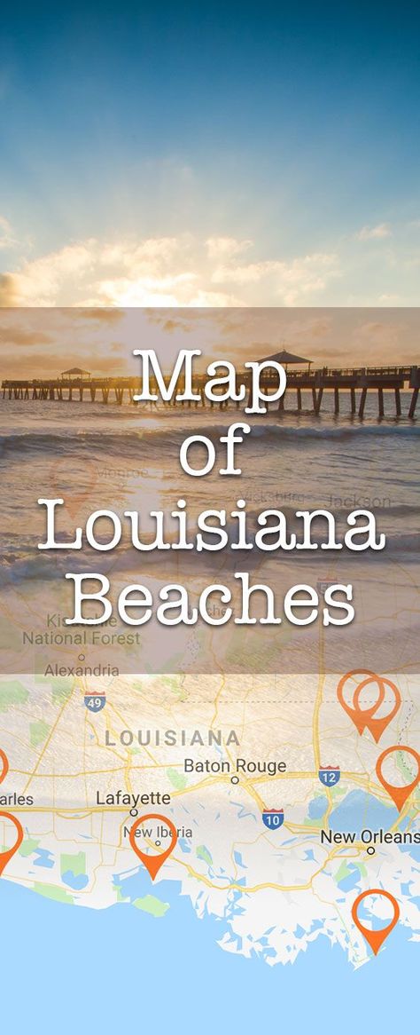 Louisiana Beaches Map. 30+ great beaches in Louisiana perfect for a sunny vacation! Sandy, family-friendly, pet friendly! Sunbathing, swimming, fishing, RVing, kiting, crabbing – you name it! Louisiana Beaches, Beach Vacation Photos, Map Of Louisiana, Louisiana Vacation, Beach Photography Friends, Travel Fiji, Where Is Bora Bora, Best Island Vacation, Fiji Travel