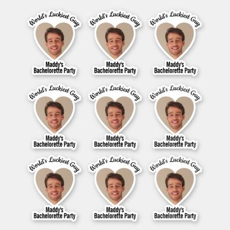 Funny Bachelorette Party Groom's Face Favor for $10.60 - Bachelorette Craft Bachelorette Party Ideas Grooms Face, Bachelorette Crafts, Wedding Yard Games, Bachelorette Party Stickers, Bachelorette Party Funny, Funny Bachelorette, Bachelorette Party Supplies, Wedding Stickers Labels, Bachelorette Themes