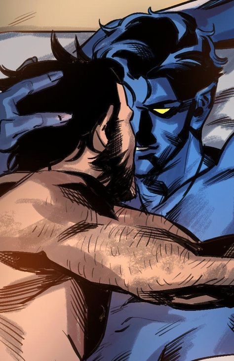 Logurt Fanart, Kurt Wagner X Logan, Kurt X Logan, Nightcrawler Xmen Fanart, Logan Wolverine Fanart, Logan X Kurt, Logan Howlett Comic, Kurt Wagner Fanart, Xmen Wallpapers