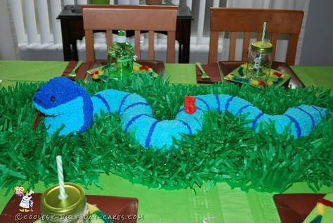 Cobra Cake, Snake Birthday Cake, Wilderness Party, Snake Cake, Wild Kratts Party, Snake Cakes, Birthday Cake Inspiration, Snake Birthday, King Cobra Snake