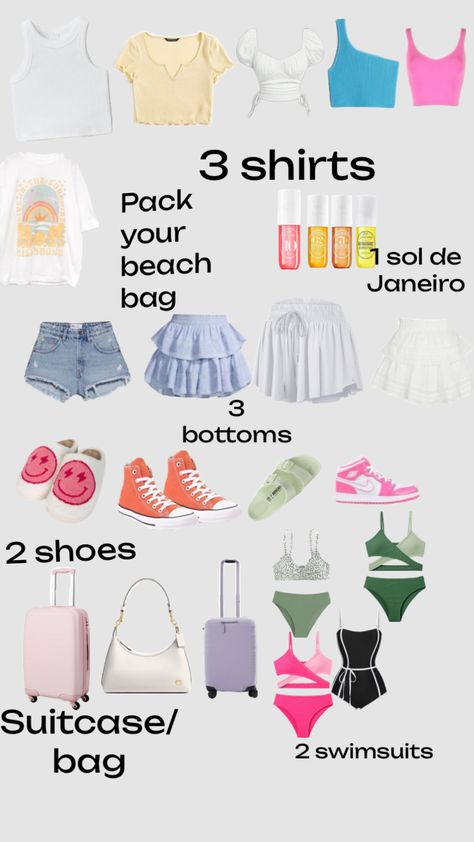 Pack your beach bag!!! 👙🏝️🌊 Random Products, Beach Packing, Preppy Summer Outfits, Classy Tattoos, Trendy Outfits For Teens, Girly Gifts, Cute Outfits For School, Preppy Summer, Travel Stuff